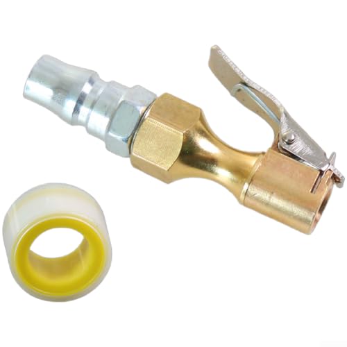 Herramienta de válvula de inflado rápido de neumáticos de acero, control de interruptor para coches, bicicletas, motocicletas, fugas seguras para una conexión a prueba de fugas para un fácil