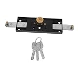 OUNONA Serratura per Serranda Avvolgibile con Chiave Design Elegante e Versatile per Porte Garage e Depositi Facile da Usare e Adatta Diverse Applicazioni di Sicurezza