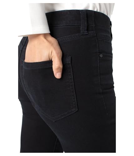 Liverpool Women's Gia Pull-on Mid-Rise Flare Jean with Wide Hem 30'' Inseam4