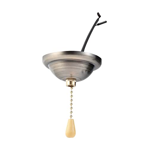 Cemaystic シーリングファンプルチェーン ウォールナット ? ダイヤル交換用鉄製アクセサリー 耐久性あり 、天井照明ファン対応