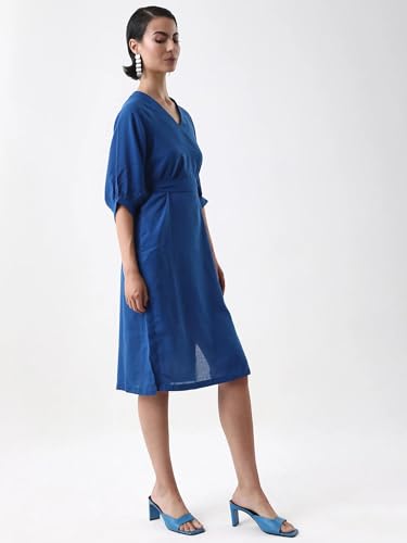 Image of RAREISM A-LINE Plain MIDI Dress