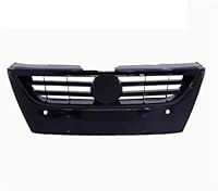 Nieren Kühlergrill Für VW Für CC Für Passat 2009 2010 2011 2012 Frontstoßstange Oberer Grill(Glänzend schwarz)