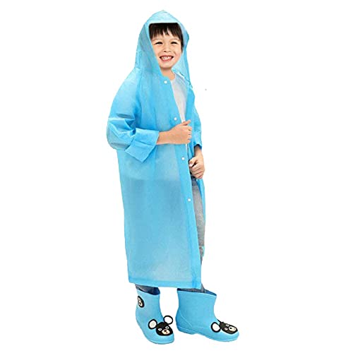 R&D Boy's|Girl's PVC Rainsuit|Raincoat|Overcoat With Hood For Kid...