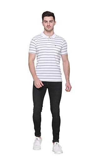 Image of GODFREY Half Sleeve Cotton Polo T Shirt for Man with Pocket - Regular fit Men Tshirts