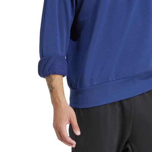 Image of adidas Mens Cotton M Feelcozy Swt Crew Neck Sweatshirt