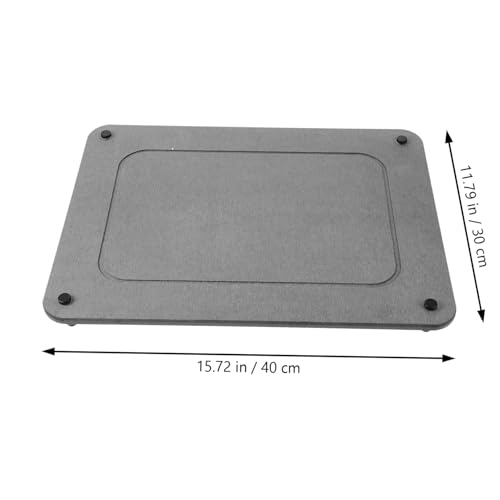 Sous-verres diatomite absorbants Cabilock avec support inox pour cuisine