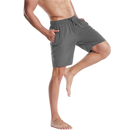 Alidamo Men's Swim Trunks Board Shorts for Men Quick Dry Beach Swimwear with Pockets