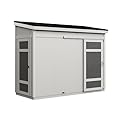 Handy Home Products Cambria 10x4 Outdoor Wood Storage Shed with Full Floor System