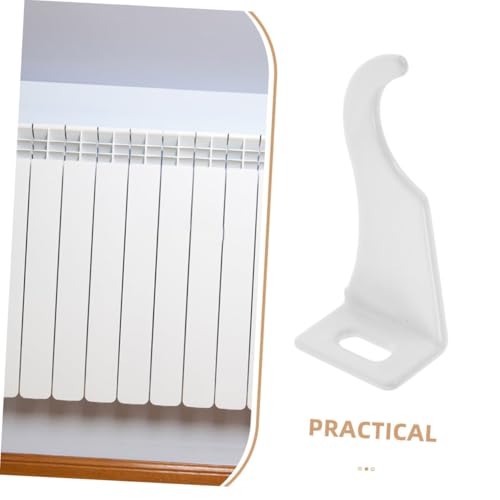 Crochets serviettes salle de bain LABRIMP sans perçage pour suspendre sur radiateur blanc - 4