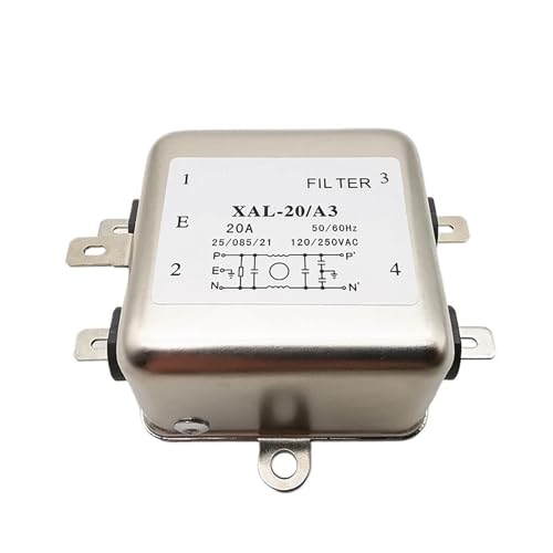 Filtro de potencia XAL-20-A3 monofásico 220V 20A filtro antiinterferencias EMI