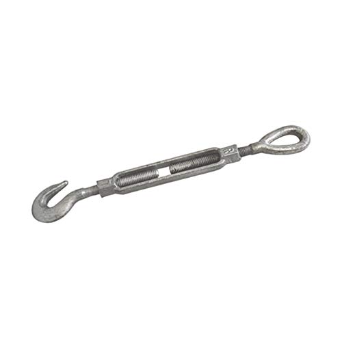 Tensor Ojal Marítimo 1/4" x 4" con Polea Acero Forjado Galvanizado Ojal Giratorio miniatura 1