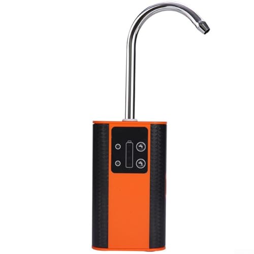 Dispensador de agua de pesca inteligente impermeable con infusión de oxígeno avanzada y sistema de bombeo automático para un cuidado óptimo de los peces (naranja)