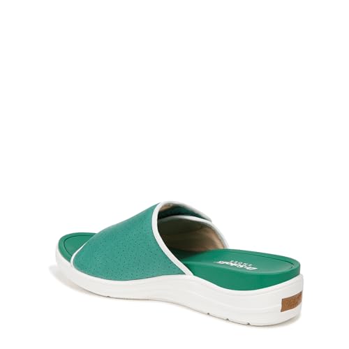 Dr. Scholl's Womens Time Off Set Slide Sandal Court Green Microfiber 9.5 M - image 9