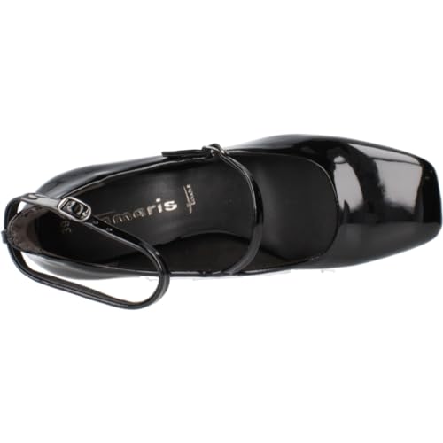 Tamaris Damen Pumps Blockabsatz Vegan; Black, EU 36 – Ansicht 7