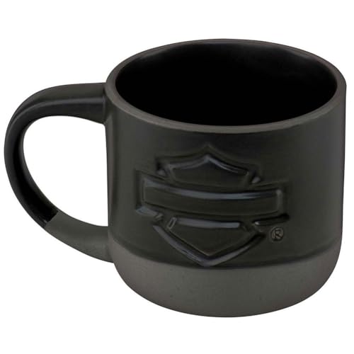 Taza cerámica Harley-Davidson con base gris tonal 13 oz miniatura 2
