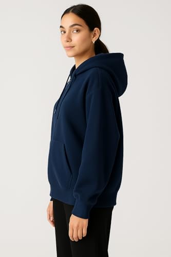 Image of ADBUCKS Women's Oversized Winter Jacket Sweatshirts Casual Drawstring Clothes Zip Up Hoodie with Front Pocket Ii Womens Hoodies Ii