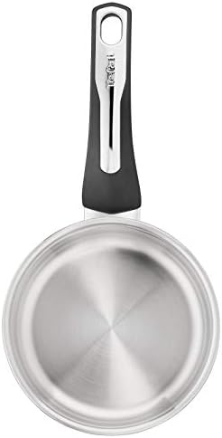 Tefal Emotion E3013004 Saucepan 20 cm Stainless Steel with Even Heat Diffusion Elegant Design, Robust Handle, Induction