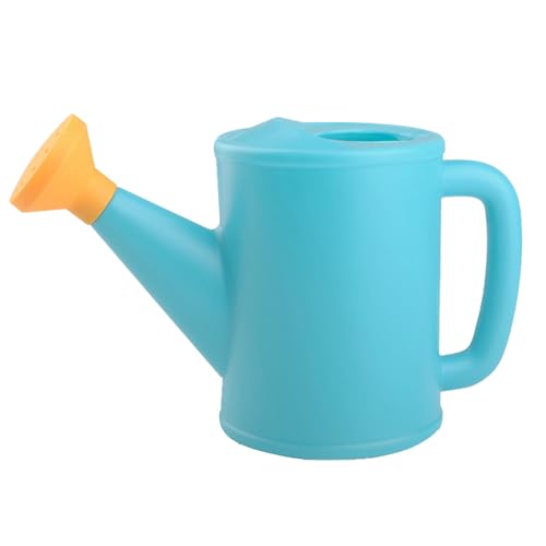 NIOIPXA Kids Watering Can - 700ml Small Plastic Watering Pot for Indoor Plants Garden Flowers & Succulents - Lightweight Children Garden Tool with Detachable Nozzle (Blue)