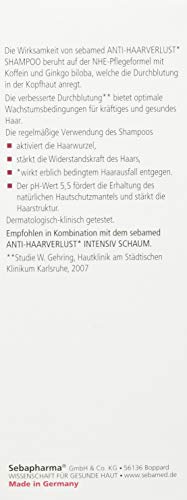 Foto von sebamed Anti-Haarverlust Shampoo, 200 ml, mit NHE-Pflegeformel mit Coffein und Ginkgo biloba für kräftiges und gesundes Haar