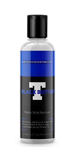 Terragon Black Butter- Restores and Protects Plastics for up to 6 Months on Off-Road Vehicles. Boats, ATVâ€™s and Dirt Bikes, Penetrates deep into The pores of Plastics.