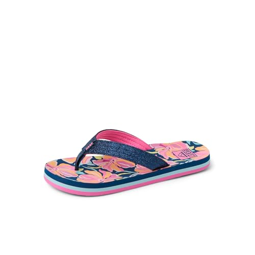 Image of REEF Girls Kids Ahi Beach Flip Flop, Soft Cushion Footbed, Water Friendly