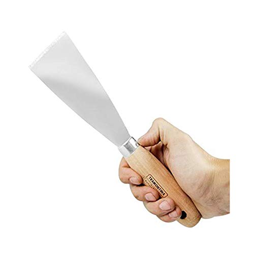 Tramontina Espátula Metálica Rígida 6 Cm, Cabo De Madeira