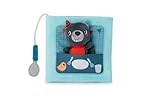 Lilliputiens - Aktivitätenbuch Guten Appetit mit Louis - Interaktives Buch für Kinder - Lernen, mit einem Löffel zu Essen - Fotobereich - Fördert die Fantasie - Ab 12 Monaten - 83535