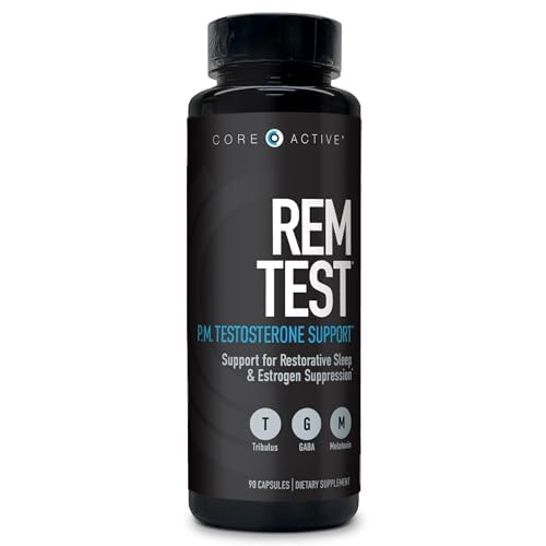 (CORE)ACTIVE REM Test Booster PM Testosterone Support - 90 Capsules