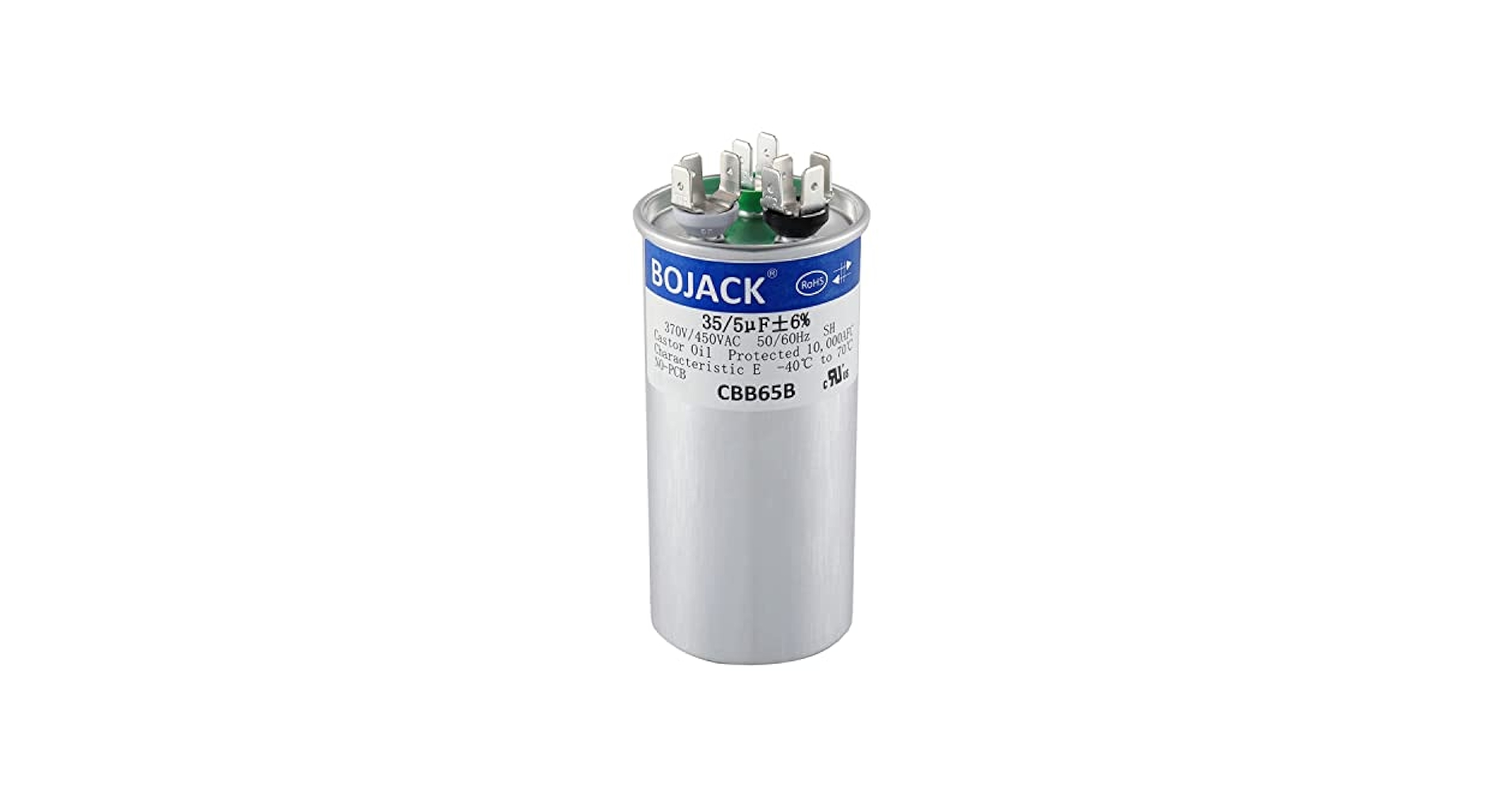 おまとめ【fl35】【cal10】【cal27】 35/10 uF 35+10 MFD 370V or 440 Volt Dual Run Capacitor CBB65
