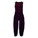 Sinzelimin Womens Pajamas Sets Fashion Plaid Print Sleeveless Crewneck Tank Tops Loose Comfy Wide Leg Pants 2PC Lounge Suit Wine XX-Large