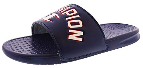 Champion Club Men's Slide Sandals Navy, 8 Medium