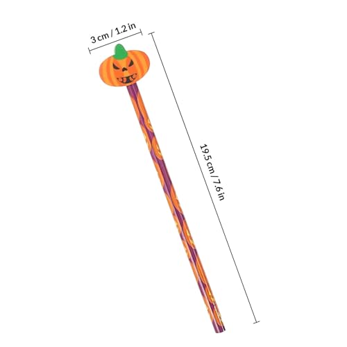 Lápices de madera Cabilock 24 piezas Halloween con borradores miniatura 2