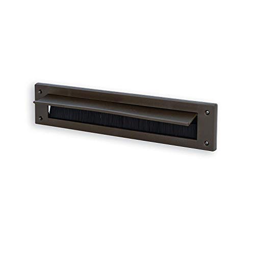 Stormguard 06SR0160000B 06SR0160000B-Cubierta interna de PVC para buzón con solapa, color marrón, External dimentions 338mm x 78mm (Internal Aperture 279mm x45mm)