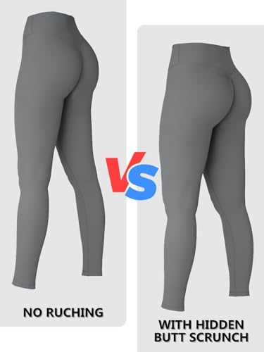 Image of Sunzel Sunzfly Invisible Butt Scrunch Workout Leggings for Women, Butt Lifting High Waisted Gym Yoga Pants with Tummy Control
