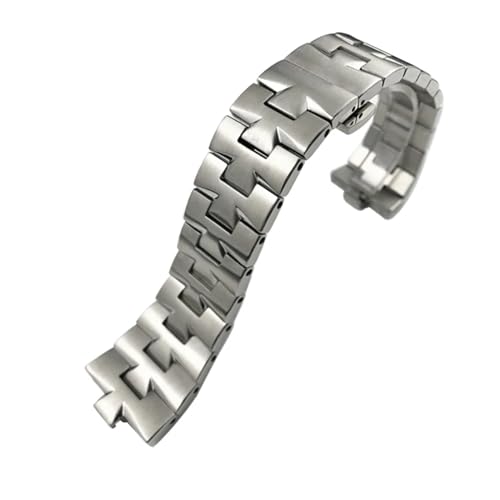 Bracelet montre 24mm en acier SERDAS à dégagement rapide et robuste