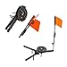 XINNIKESI Fishing Equipment Gears Tip Up Strikes Indicators Ice Rod Accessory Marker Flags with Poles Flags Round