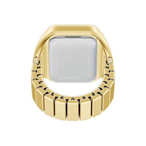 Image of Fossil Raquel Watch Ring Gold Quartz Stainless Steel Watch ES5447