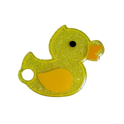 Rubber Ducky Cup Topper, Tumbler Tag, Drinkware Accessory, Made for Stanley Quencher 2.0 Cups, Name Plate, Handmade Gift