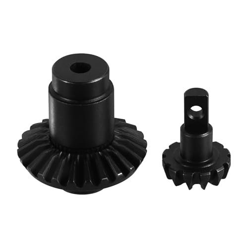 2PCS Metal Harden Steel Axle Bevel Gear, FCX24 RC Car Gear for FMS 1/24 FCX24 RC Car Gear Upgrade...