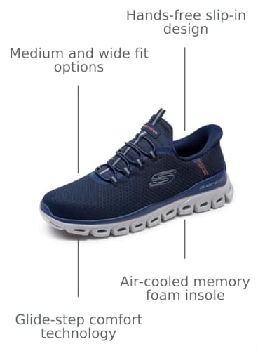 Image of Skechers Men's Glide-Step Noxus Hands Free Slip-in Shoes