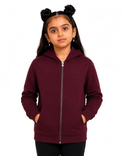 Image of ADBUCKS Girl's Cotton Hooded Sweatshirt