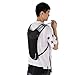 Hydration Backpack, Oxford Cloth Adjustable Straps Breathable Mesh 2L Water Back Bag with Straw for Sports Enthusiasts (Silver Hydration Bag