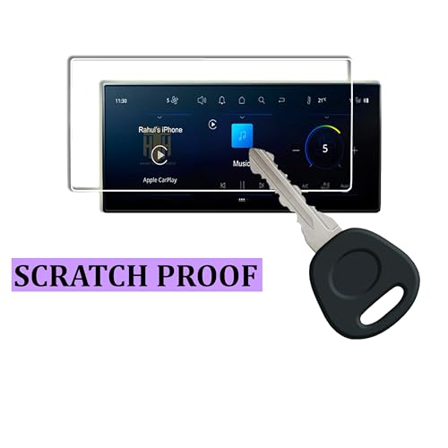 Image of ( 4 PACK ) Screen Protector For TATA PUNCH 2026 FACELIFT / 10 INCH INFOTAINMENT + 4 INCH INSTRUMENT CLUSTER + DIGITAL STEERING + AC PANEL PROTECTOR / Accomplished Car Accessories [Not Tempered Glass]