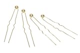 Decorative Gold Hair Pins - Set of Four (4)