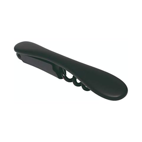 L'Atelier du Vin 095380-0 Metal/ Stainless Steel Garcon Corkscrew, Black Cover