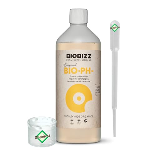 BioBizz Bio pH- Minus 1 litres engrais liquide naturel baisse pH pour culture en intérieur Weedness
