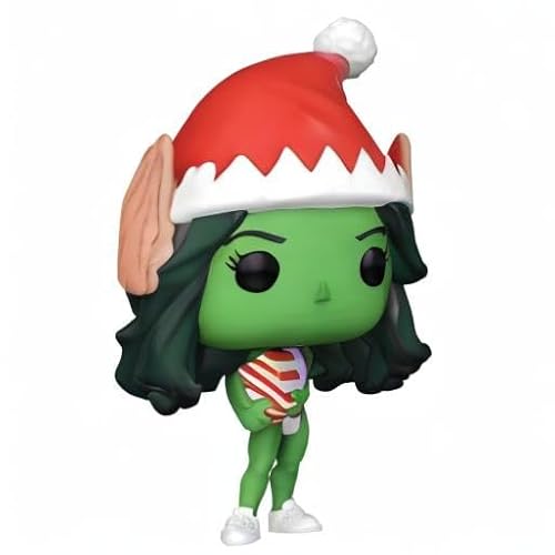 Funko Pop! Marvel: Holiday - She-Hulk - Figurine en Vinyle à Collectionner - Idée de Cadeau - Produits Officiels - Jouets pour Les Enfants et Adultes - Movies Fans