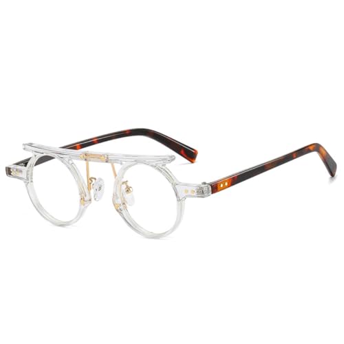 Lunettes de soleil rondes petites avec verres UV400 style punk vintage