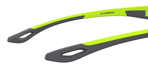 Under Armour UA COMPETE/F Green Yellow Fluo/Silver Grey 68/8/140 men Sunglasses3