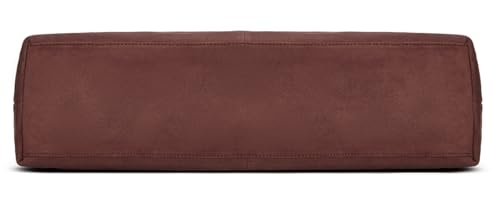 Bolso Mujer Hobo Tote Grande Capacidad Retro Beige miniatura 7